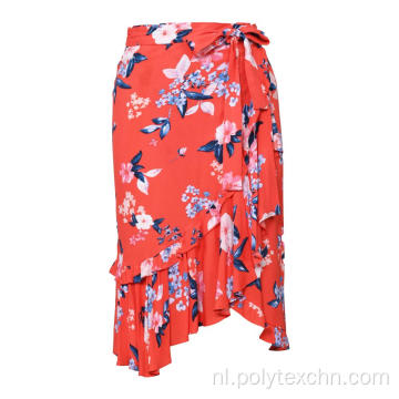 Sexy gebloemde rok met hoge taille voor dames